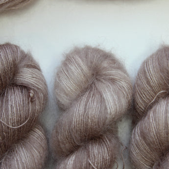 Taupe Mohair