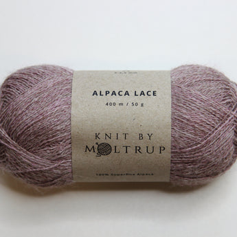 Staubiges Violett – Alpaka-Spitze