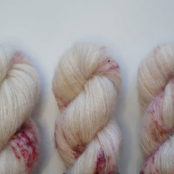 Berry Cream - Alpaca Kid Lace