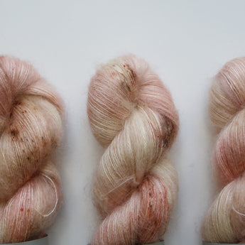 Pfirsichfarbener Keen Mohair